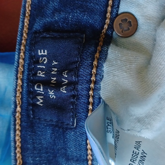 LUCKY BRAND Women Mid RISE JEAN Ava Medium Wash Jean 8/29 Ankle - Picture 8 of 9